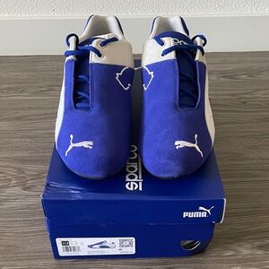 Puma Sparco Blue and White Athletic Shoes